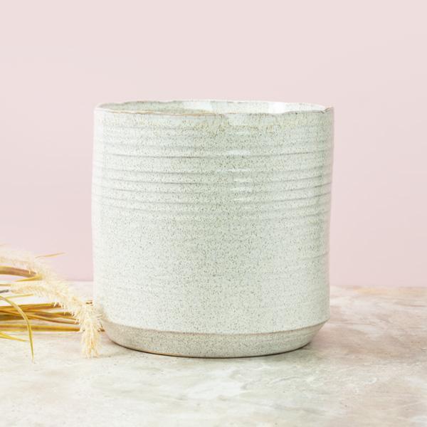White Ceramic Pot